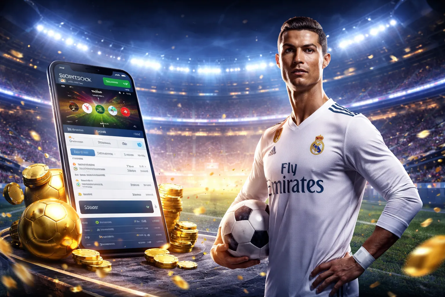Hình ảnh nền cá cược thể thao 1xBet